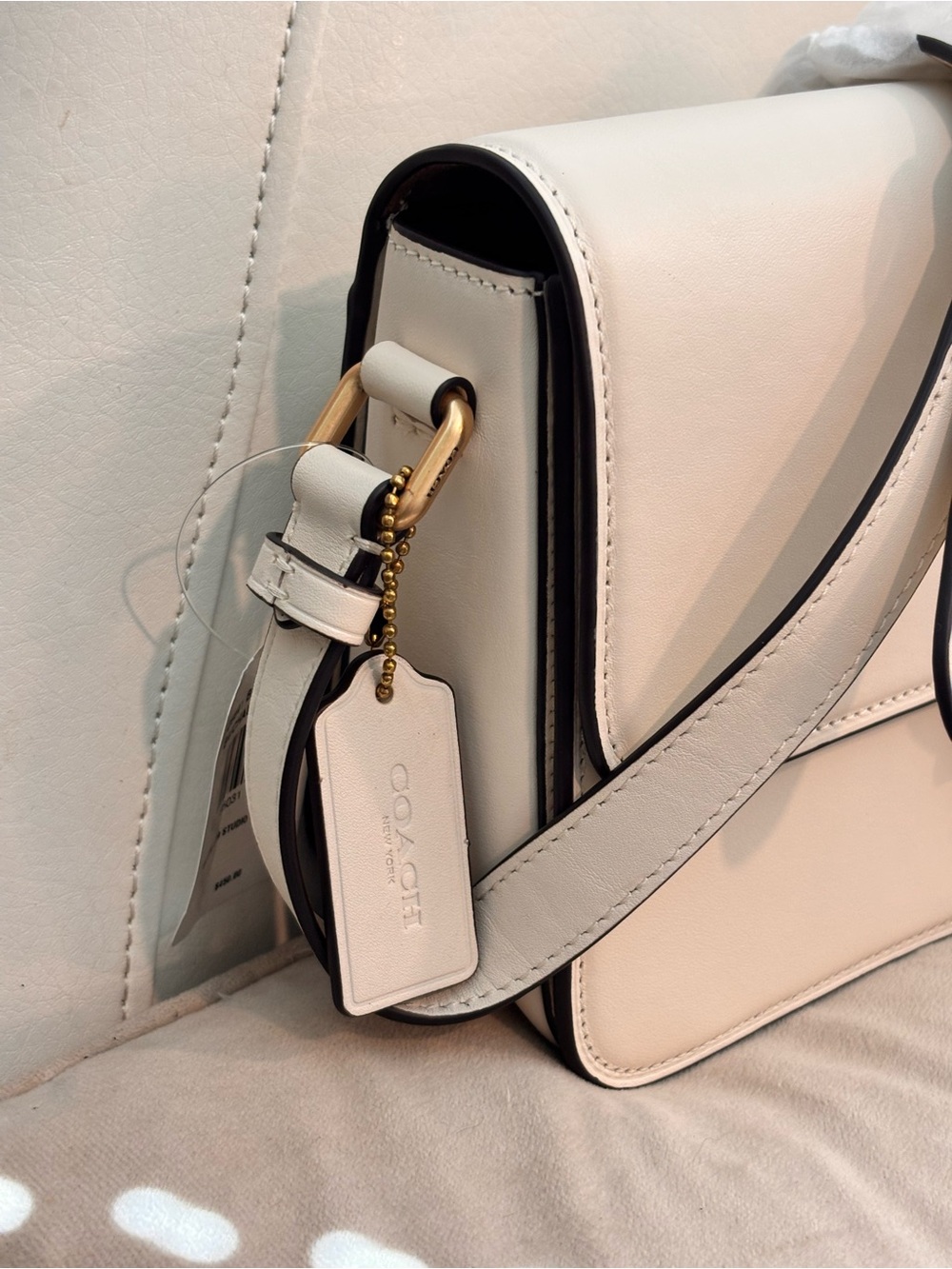 COACH Studio Chalk White Crossbody Shoulder Bag NWT $450+ - Picture 5 of 16